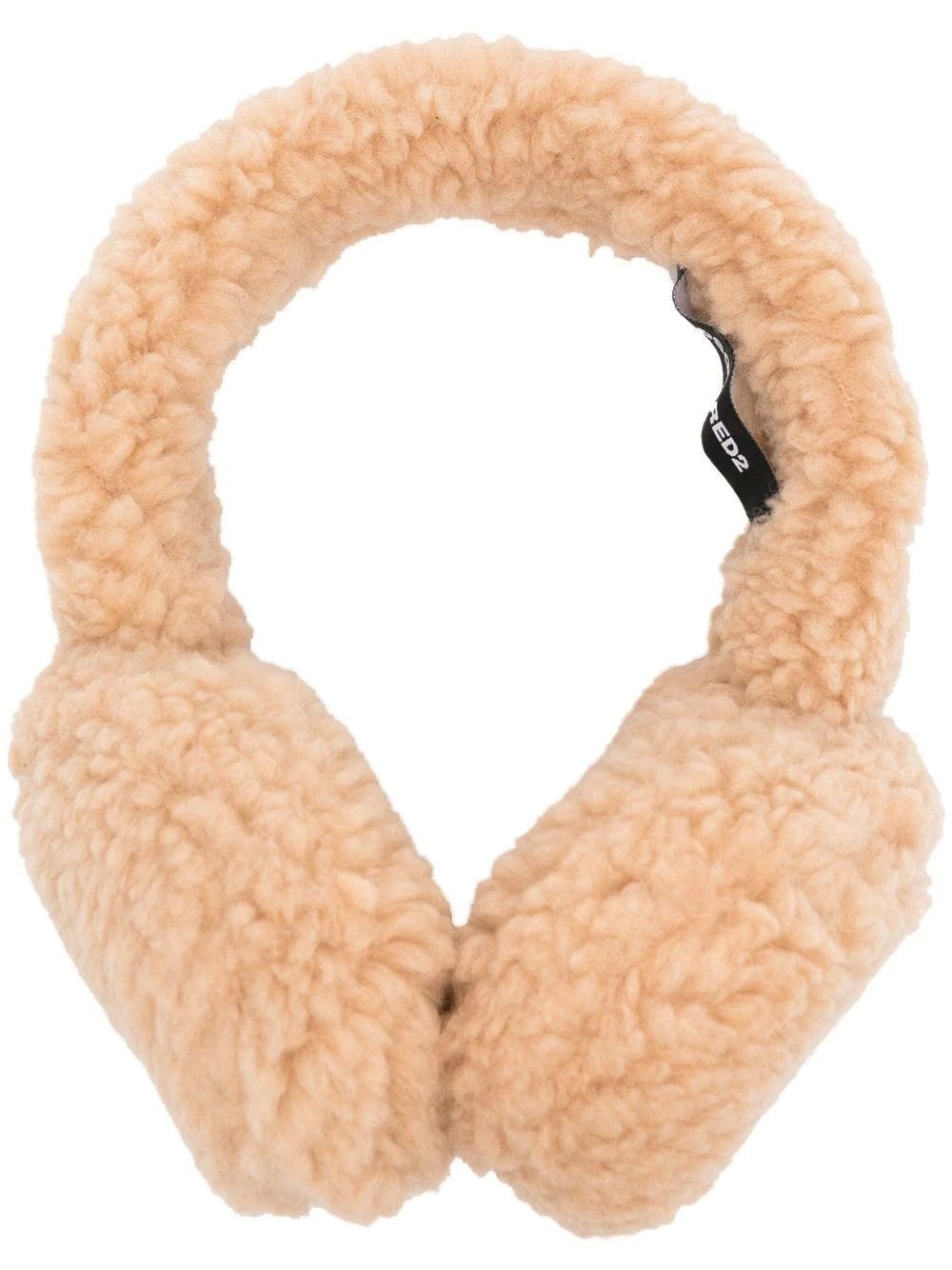 DSQUARED2 WOOD LOVER BEIGE EAR COVERS