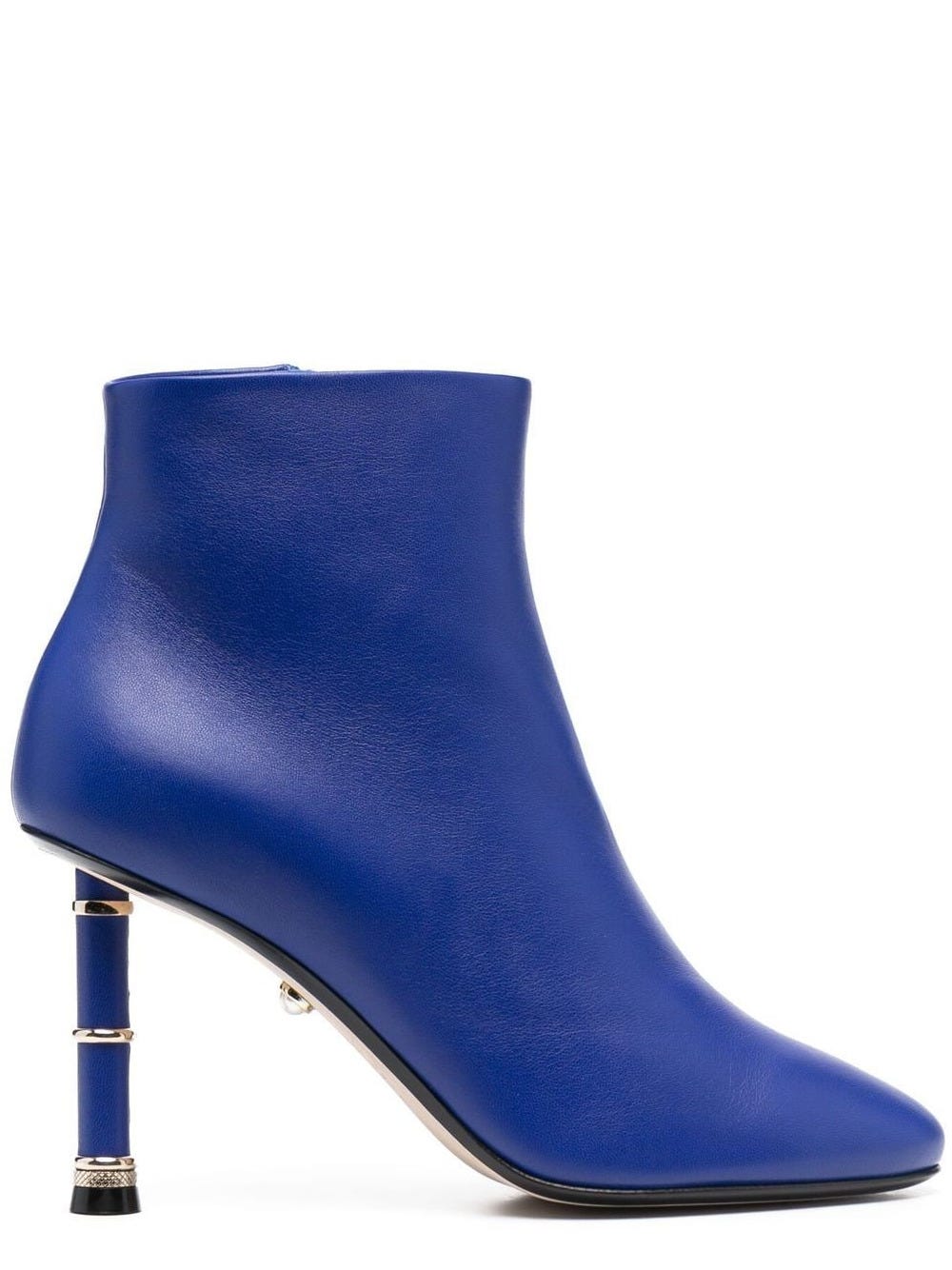 Alevì Diana 90mm Heeled Boots In Blue
