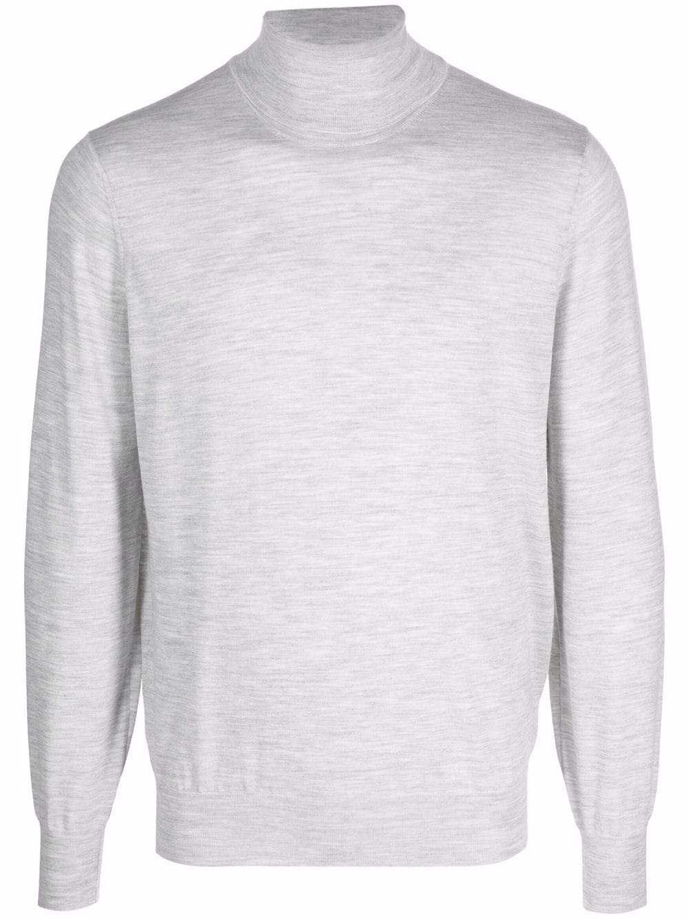 Brunello Cucinelli Grey Turtle Neck Sweater | ModeSens