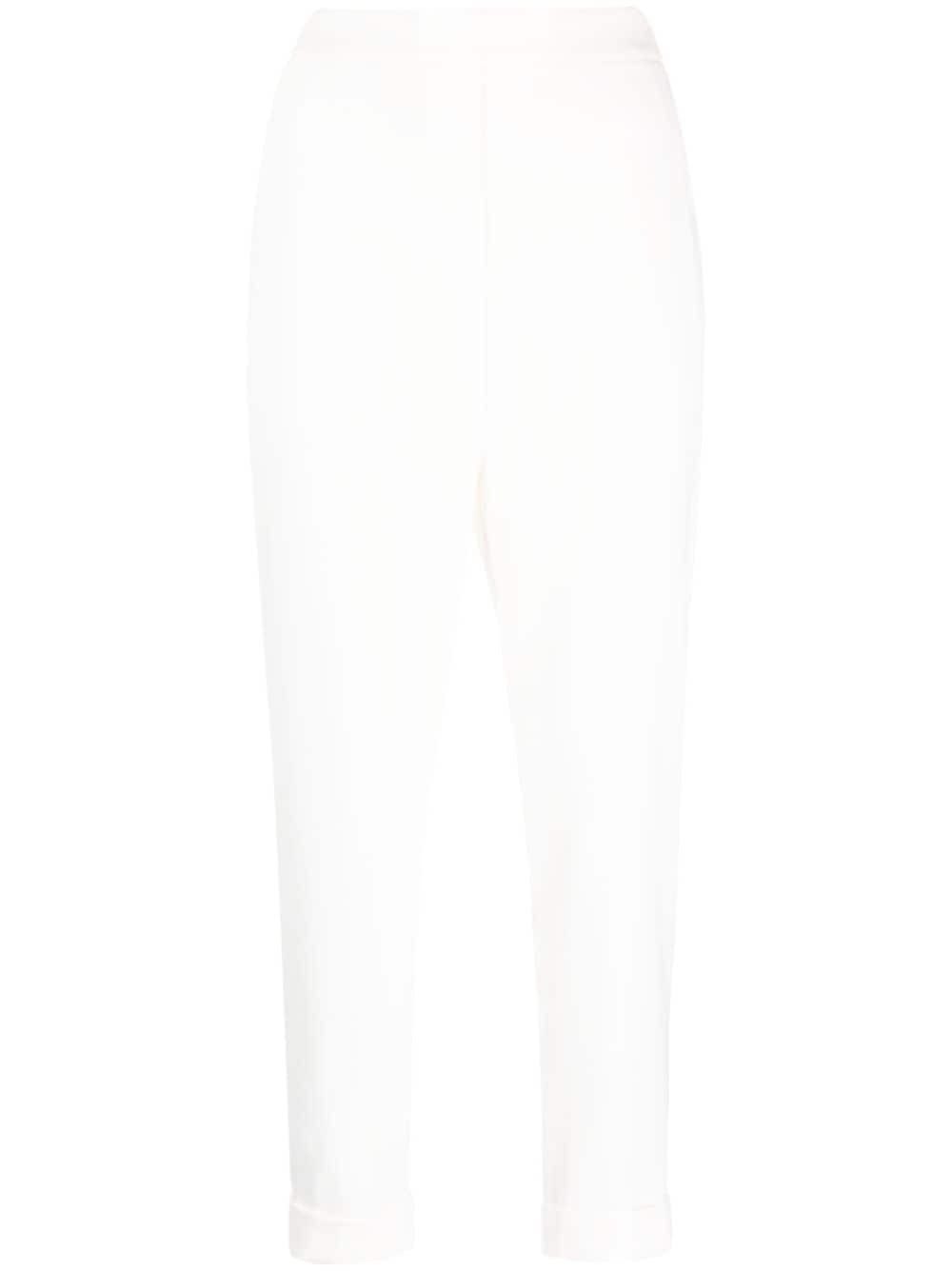 P.A.R.O.S.H ELASTICATED CROPPED TROUSERS