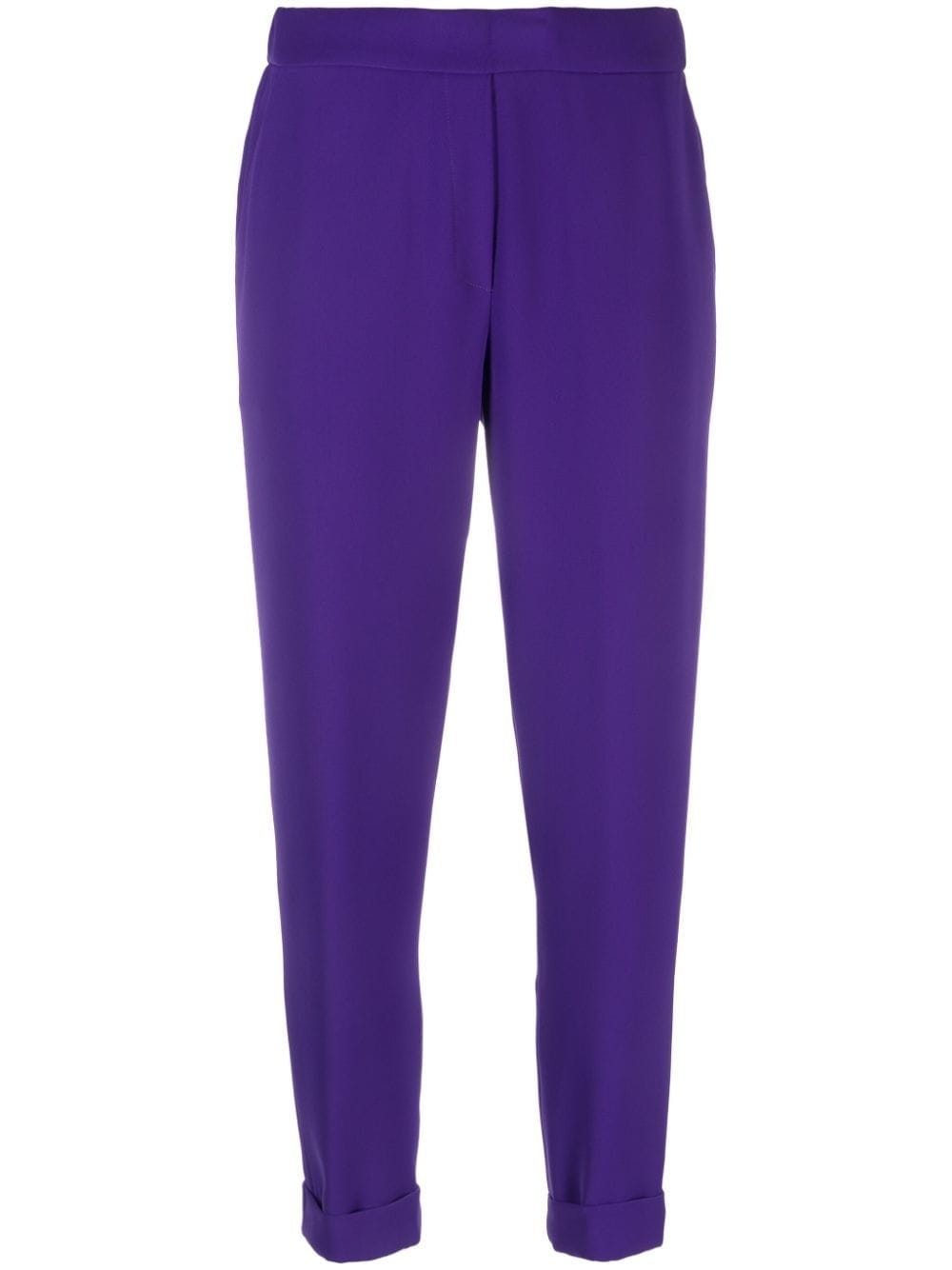 P.A.R.O.S.H HIGH-WAISTED TAPERED TROUSERS