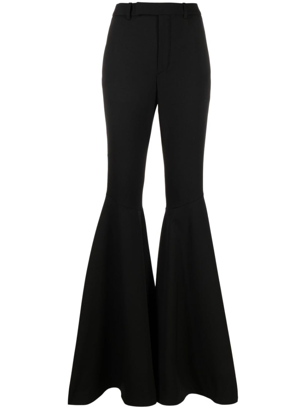 SAINT LAURENT HIGH-WAISTED FLARED TROUSERS