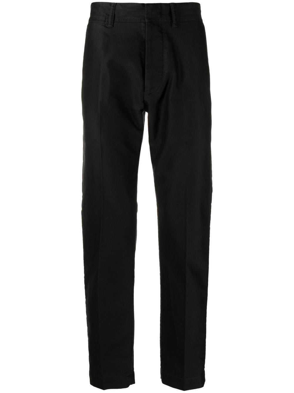 TOM FORD PRESSED-CREASE COTTON CHINOS