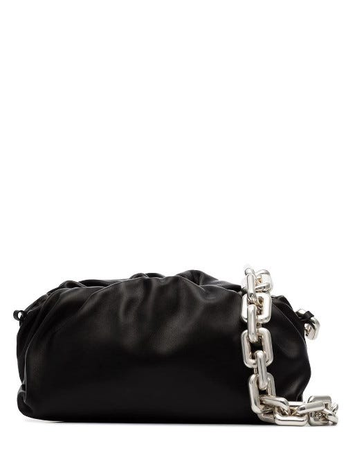Bottega Veneta The Chain Pouch black bag