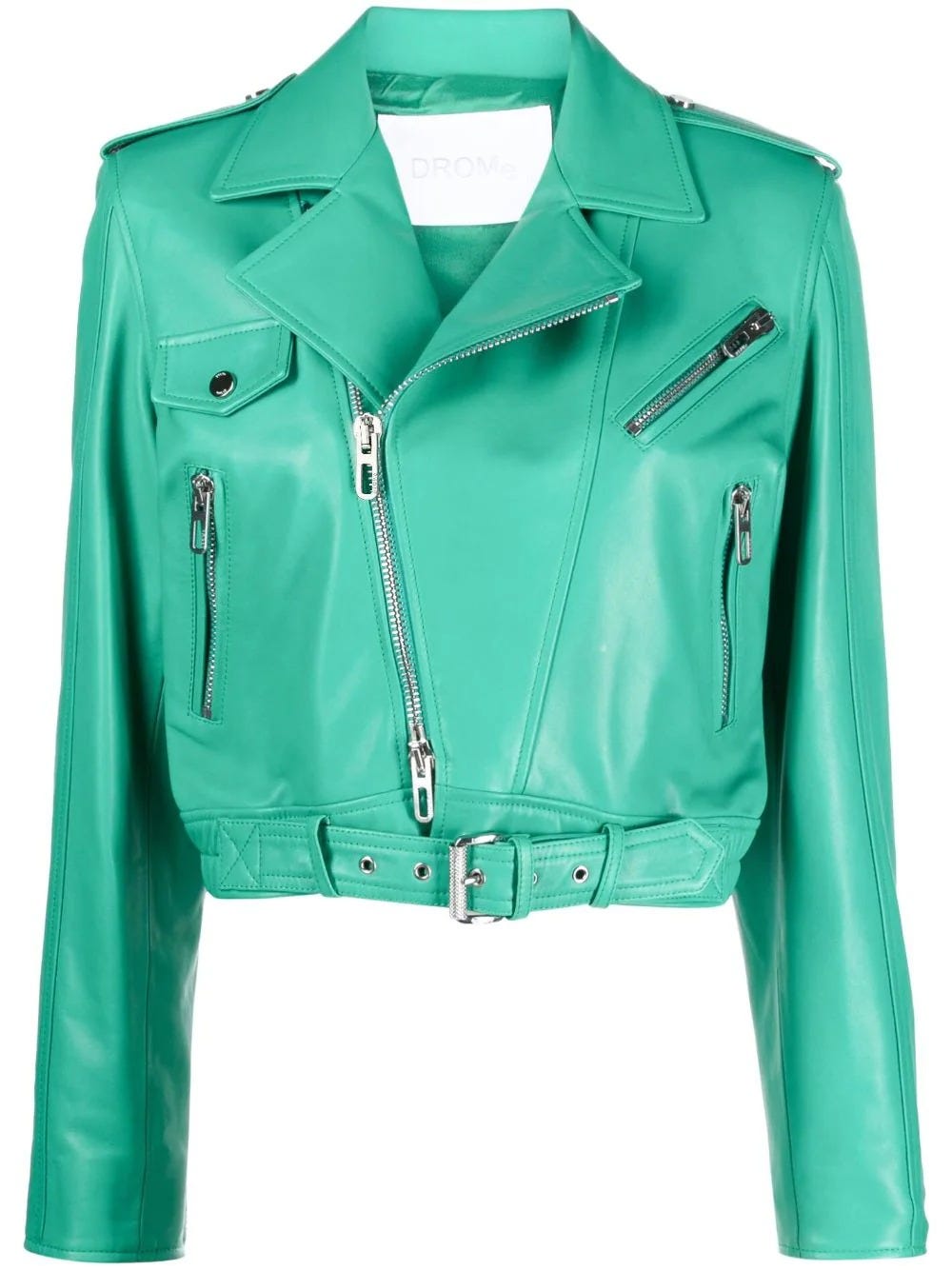 DROME GREEN LEATHER JACKET