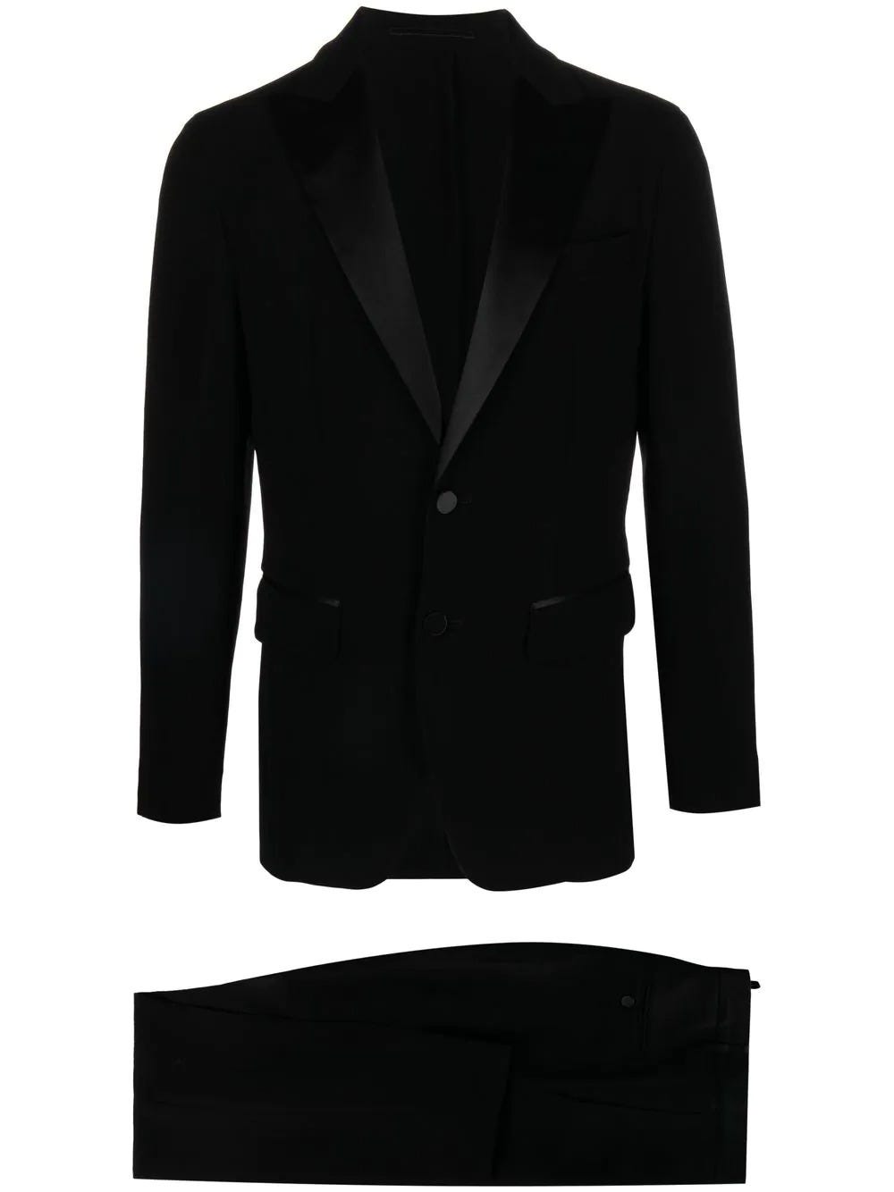 DSQUARED2 TWO-PIECE BLACK TAILORED SUIT