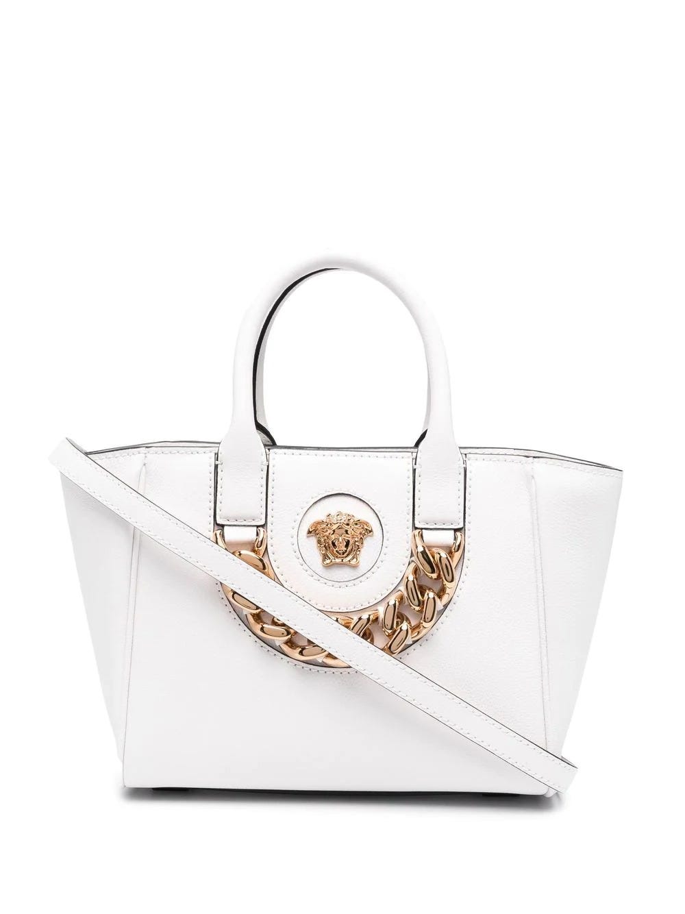 Versace La Medusa White Handbag