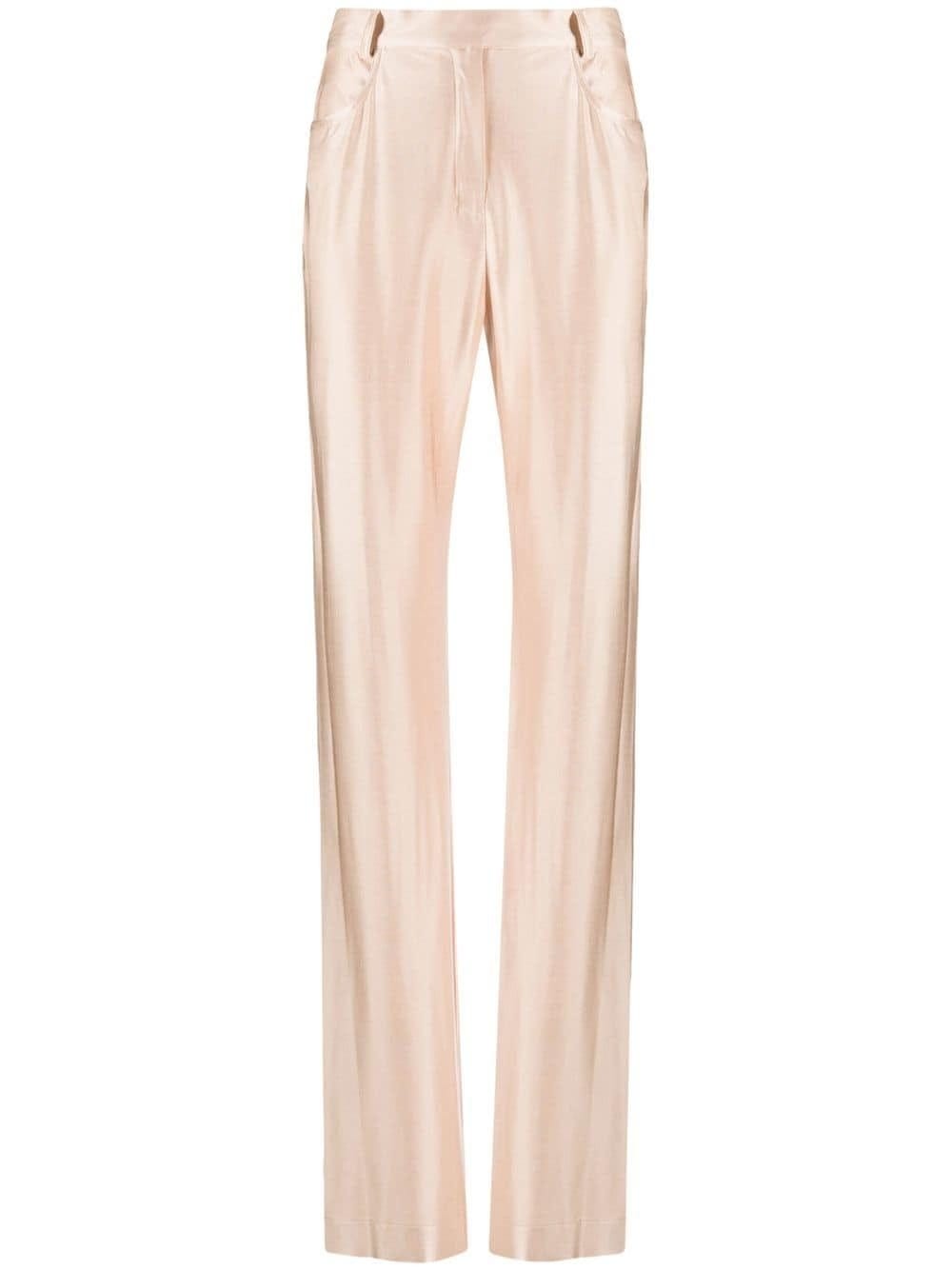 ALEXANDRE VAUTHIER PINK HIGH-WAISTED TROUSERS