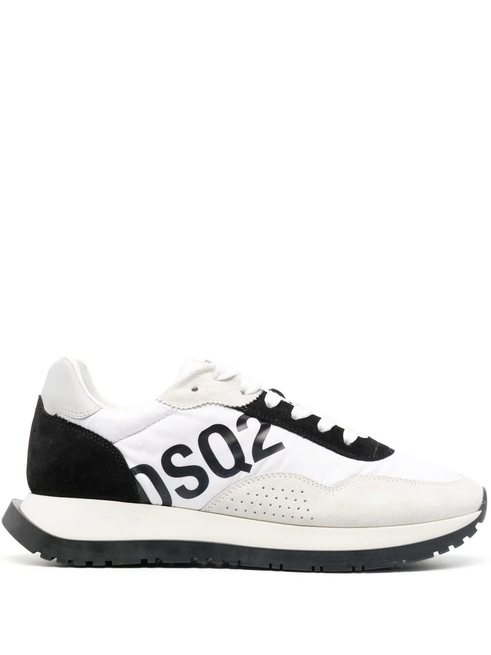 DSQUARED2 TWO-TONE SNEAKERS WITH LOGO