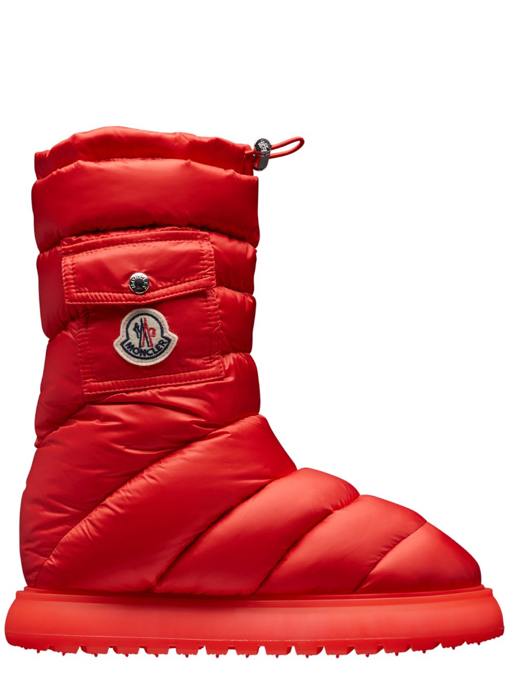 MONCLER GAIA POCKET RED SNOW BOOTS