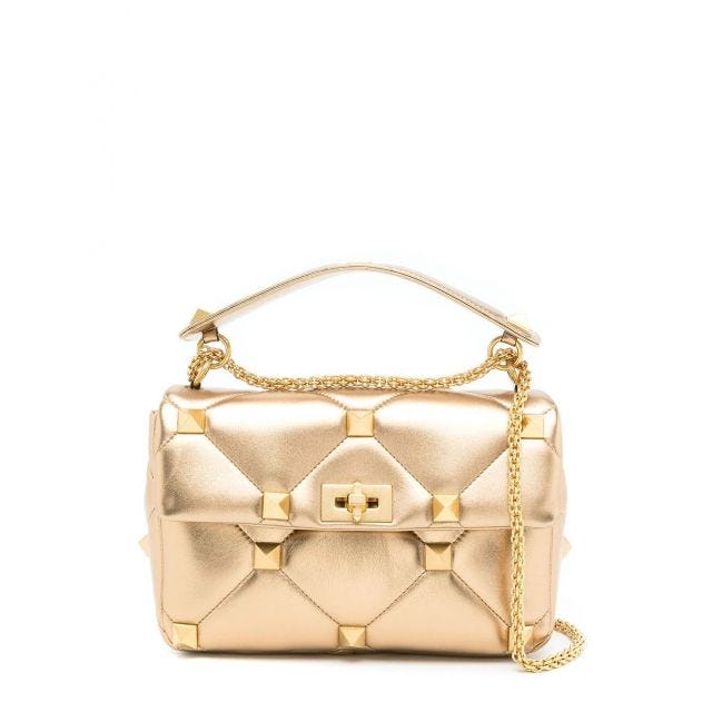 Medium Roman Stud The Shoulder Bag In Nappa With Chain for Woman