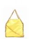 Yellow mini Falabella tote Bag