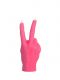 Pink hand gesture candle Victory
