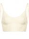 White knitted top
ribbed
