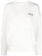Fawcett white crewneck sweatshirt with logo print