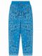 Blue Bandana Piquet Pants