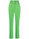 Pantaloni verde lime a vita alta