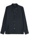 Buttoned-collar poplin lyocell shirt