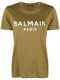 Brown T-shirt with logo print