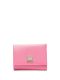 Pink logoed compact wallet