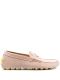 Pink suede Gommino moccasins