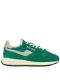 Reelwind low nylon and suede sneakers colour green