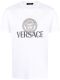 T-shirt bianca con stampa testa di Medusa