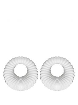Aequor White Waves Earrings