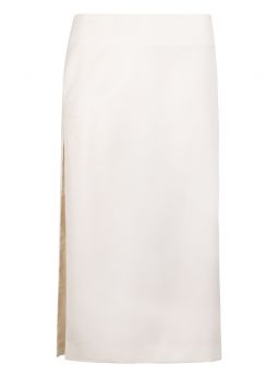 White longuette skirt