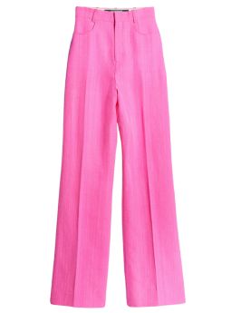 Le pantalon Sauge pink tailored trousers