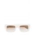 White square frame gradient Sunglasses