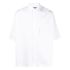 White shirt with grosgrain logo La chemise Cabri