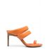 Orange heeled Mules