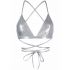 Silver Solange Bikini Top