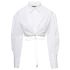 White ruffled chemise Plidao