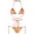 Africana print orange Bikini Set