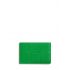 Intrecciato motif green Card holder