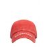 Logo embroidered red baseball Cap