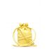 Yellow Soft Curve bucket Bag