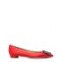 Red Hangisi heeled Ballerinas Shoes