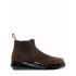 Brown Mono Chelsea suede boots