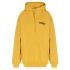 Yellow Political Campaign oversize cotton hooded sweatshirt