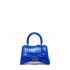 Hourglass XS Top Handle blue bag