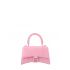 Hourglass Small Top Handle Bag in pink