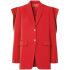 Red blazer with contrasting panels