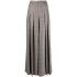 Grey checked  high-rise wide-leg trousers