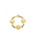 Elizabeth bracelet in gold plated brass