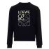 Black crewneck Anagram sweatshirt by