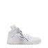 White canvas Off-Court high-top sneakers