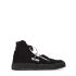 Black canvas Off-Court high-top sneakers